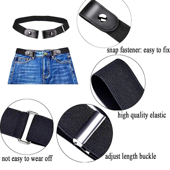 Black belt without buckle - Picture 2 of 7